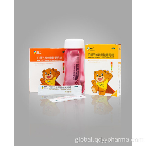 Lysine And Glucose Oral Five Vitamins, Lysine and Glucose Factory